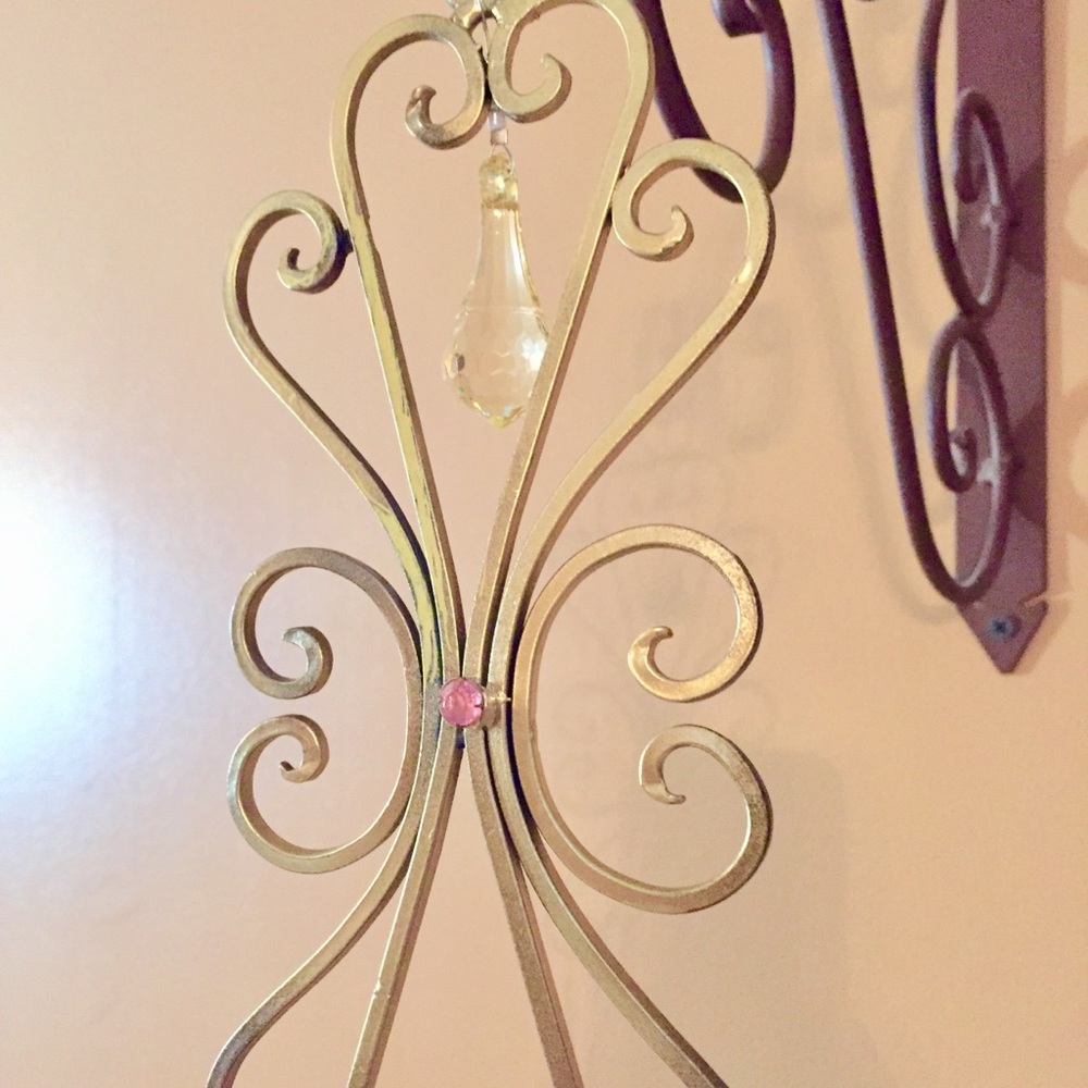 Sun Catcher Wall/ Window Art in Pink and Gold - Picture 3 of 5